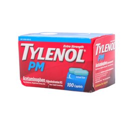 26821 - Tylenol PM Extra Strength - 100 Caplets - BOX: 