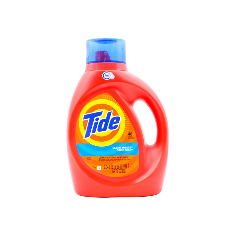 26949 - Tide Liquid Detergent,HE Clean Breeze - 69 fl. oz. (Case of 4) - BOX: 4 Units
