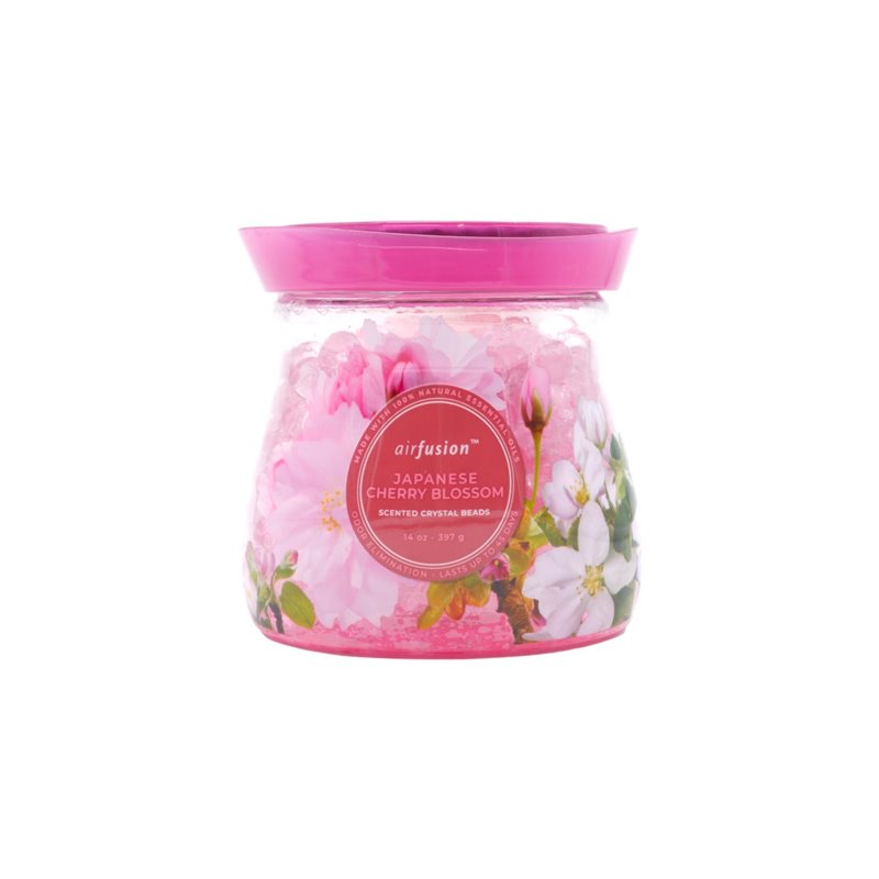 28563 - Crystal Beads Air Freshener, Japanese Cherry Blossom  - 14 oz. 99816 - BOX: 12 Units