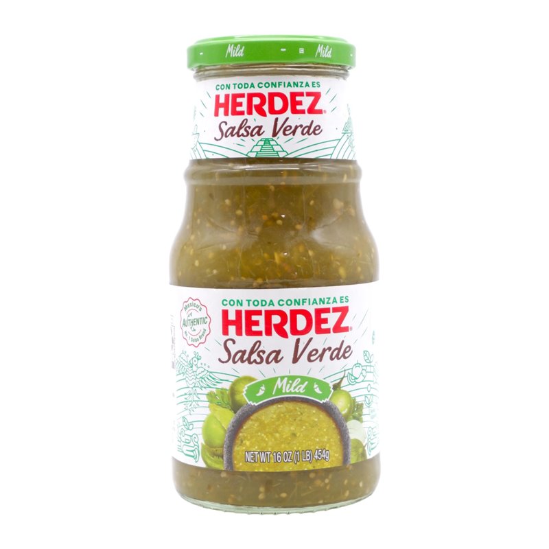 28480 - Herdez Rosted Salsa Verde (Medium) - 15.7oz (12 Pack) - BOX: 12 Units