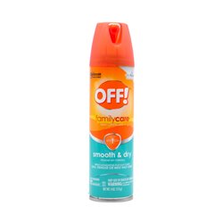 28593 - Off! Insect Repellent Smooth & Dry (FamilyCare)-  4 oz.(Case Of 12). No. 22397 - BOX: 12 Units