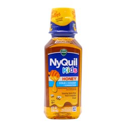 28748 - Nyquil Honey Cold & Cough + Congestion (Kids)- 8 fl. oz. - BOX: 12 Units