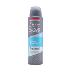 28816 - Dove Deodorant Spray, Clean Comfort - 150ml. (Case of 6) - BOX: 6 Units