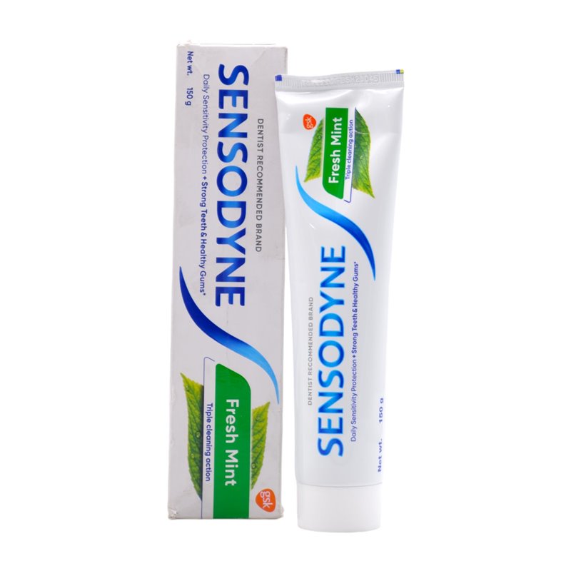 28826 - Sensodyne Toothpaste, Fresh Mint - 150g (5.29oz) - BOX: 12 Units