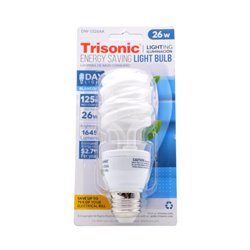 29149 - Trisonic Energy Saving Light Bulb 26W ( DW-S1729W) - BOX: 24 Units