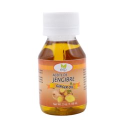 29917 - Elp Ginger Oil ( Aceite D Jenjibre ) , 2 fl. oz. - BOX: 36 Units