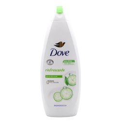 30148 - Dove Body Wash, Rinfrescante (Pepino) - 600ml (Case Of 12) - BOX: 12 Units
