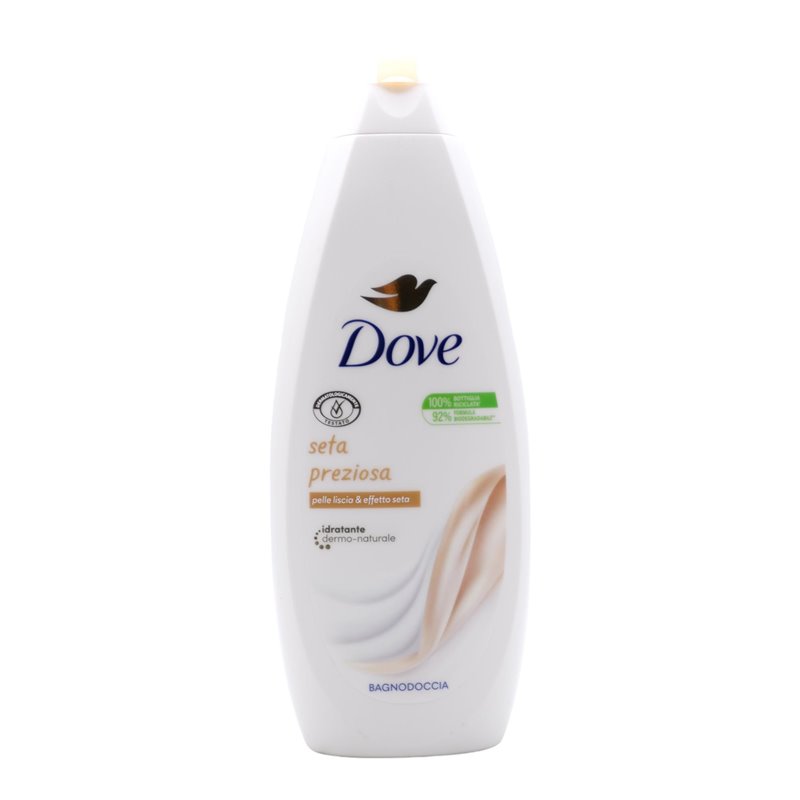 30149 - Dove Body Wash, Seta Preziosa (Nourishing Silk) - 600ml (Case Of 12) - BOX: 12 Units