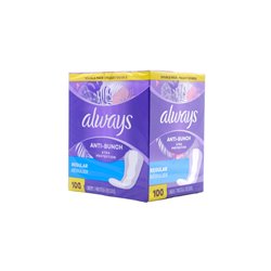 30201 - Always Daily Liners Xtra Protection- 4/100ct 10790 - BOX: 3 Units
