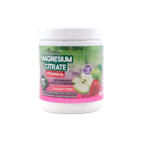 30306 - Farcom Magnesium Citrate Apple Fresa Vitamina B6 7 oz - BOX: 