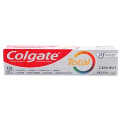 30333 - Colgate Toothpaste, Total Clean Mint - 5.1 oz. (Case Of 24) - BOX: 24 Units