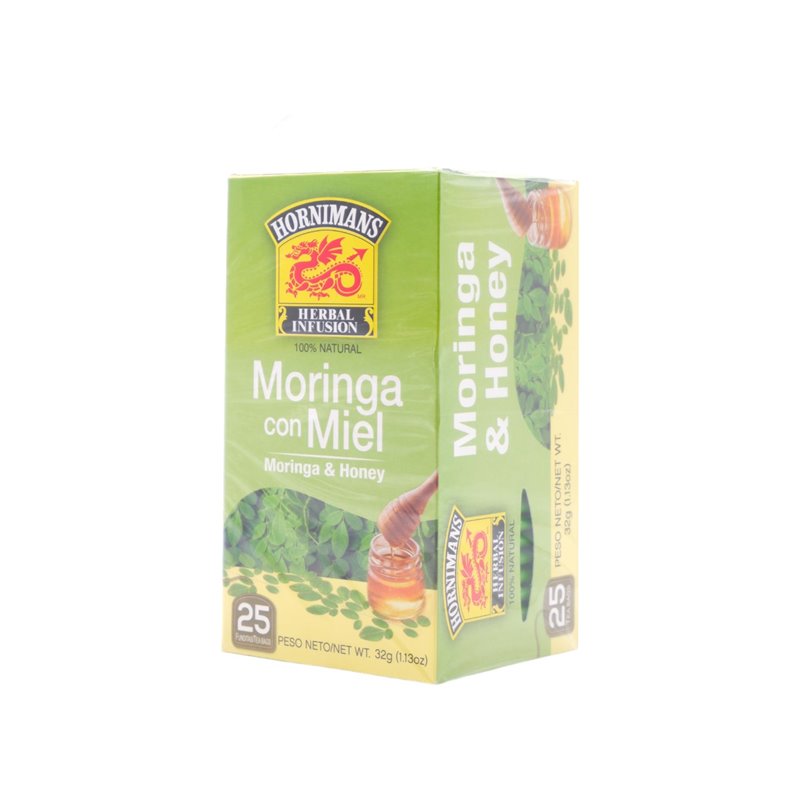 30379 - Hornimans Moringa Con Miel Tea. 1.13oz. 25 bag - BOX: 