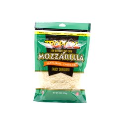 19472 - Tropical Mozzarella Cheese. Fancy Shredded 8 oz - BOX: 12 Units