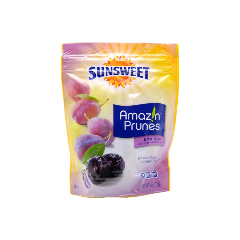 23422 - Sunsweet Bite Size Pitted Prunes ( Bag ) - 8 oz. - BOX: 12 Units
