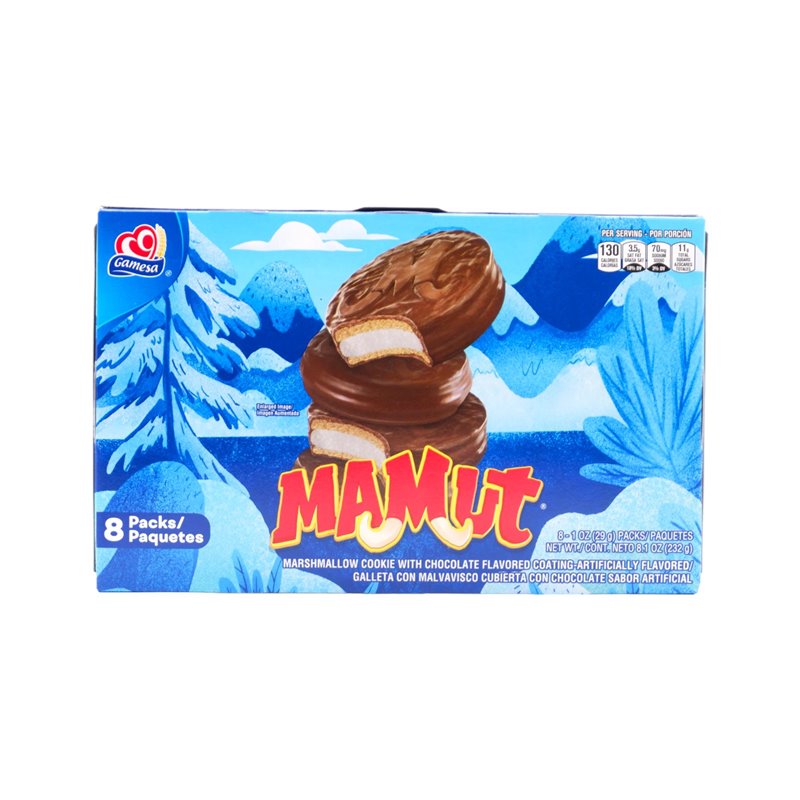 27730 - Gamesa Mamut Cookies - 8/8.1 oz. - BOX: 12 Units