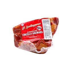29213 - El Santiaguense. Smoked Pork Chops (Costilla Ahumada) - Lbs - BOX: 