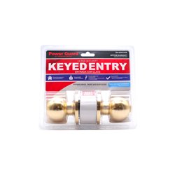 30304 - Trisonic Keyed Entry Door/Gold ( TS-F2002G ) - BOX: 6 Units