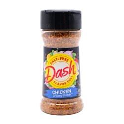 30431 - Mr. Dash Chicken Blend Seasoning (Salt Free) - 2.4 (68g) oz. (Pack of 8) - BOX: 8 Units