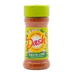 30433 - Dash Fiesta Lime Seasoning (Salt Free) - 2.4 (68g) oz. (Pack of 8) - BOX: 8 Units