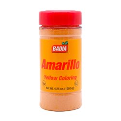 30442 - Badia Yellow Coloring (Colorante Amarillo) 6/4.5 Oz. (Pack of 6) - BOX: 6