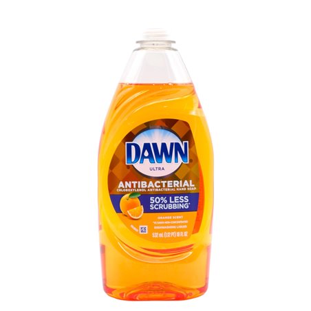 30444 - Dawn Dishwashing Liquid, Orange - 18 fl. oz. (Case of 10) - BOX: 10 Units
