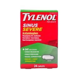 30455 - Tylenol Sinus + Headache (For Adult)  - 24 Caps - BOX: 48