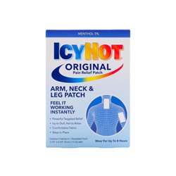 30408 - Icy Hot Original Pain Relief Patch. 5ct. (Case Of 24) - BOX: 24