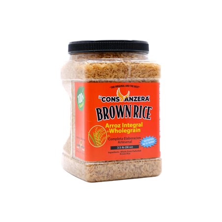 30416 - La Constanzera Brown Integral Rice. Jar - 6/3.5 lb. (Case Of 6) - BOX: 6 Units
