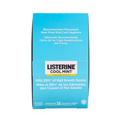 30423 - Listerine Cool Mint PocketPacks - 12ct-24 Strip Packs - BOX: 12 units
