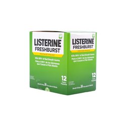 30424 - Listerine Fresh Burst PocketPacks - 12ct-24 Strip Packs - BOX: 12 units