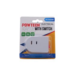 30464 - Adapter W/Switch (PT-7836BB ) - BOX: 24 Units