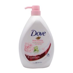 30507 - Dove Body Wash, Rose Soothing NW (Rose x Aloe) - 12/33.8oz(1000ml) - BOX: 12 Units