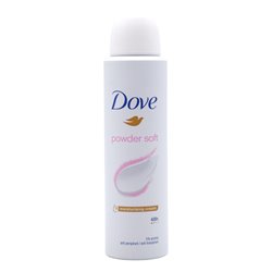 30526 - Dove Deodorant Spray, Powder Soft - 6/150ml - BOX: 6 Units