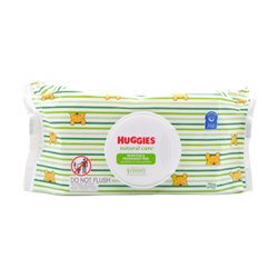 30527 - Huggies Baby Wipes Natural Green - 17/64ct-1088ct - BOX: 17/64ct