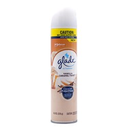 30529 - Glade Spray, Vanilla & Caramel Twist - 8.3 oz (Pkg of 6). 04074 - BOX: 6 Units
