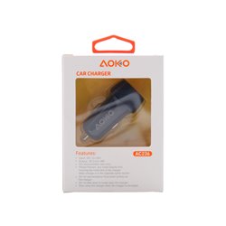 30535 - Aoko Usb Car Charger Head 2 USB Port  240 A ( AC236 ) - BOX: 