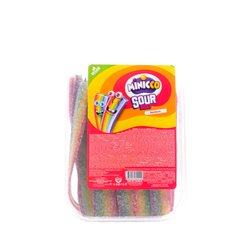 30574 - Minico Sour (Rainbow) Vegan Candy Sour Belt 10g - BOX: 24 Units