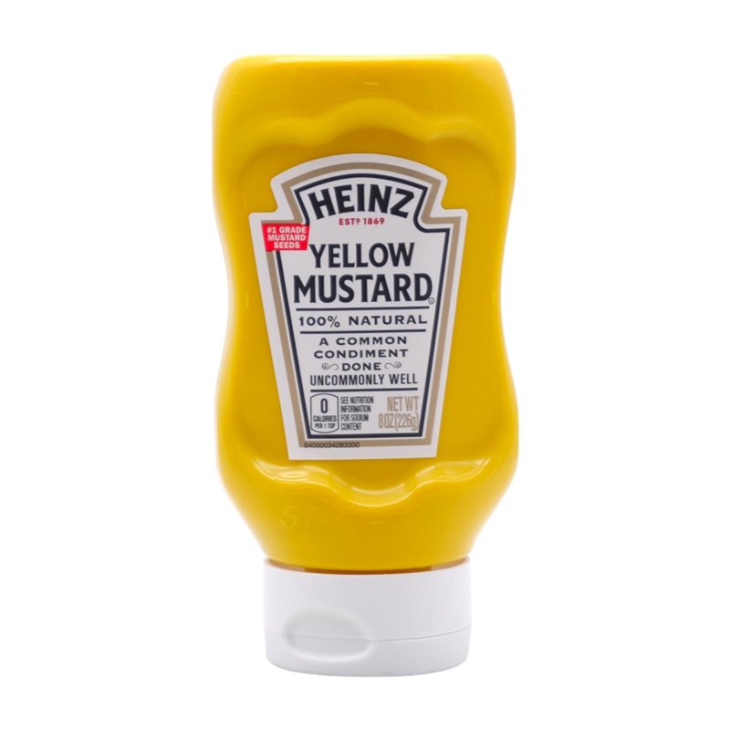 30588 - Heinz Yellow Mustard 12/8 oz. (Case Of 12) - BOX: 12 Units