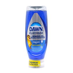 30592 - Dawn Ultra Dishwashing Liquid, Platinum Fresh EZS Rain - 18 fl. oz. (Case of 8) 1818 - BOX: 8 Units