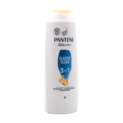30600 - Pantene Shampoo Classic Clean Active Pro-V 3 In 1- 400ml - BOX: 12 Units