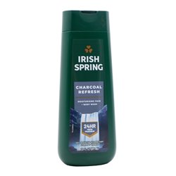 30608 - Irish Spring Body Wash, Charcoal Fresh - 4/20 fl. oz. (CAse Of 4) - BOX: 4 Units