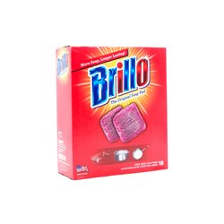 30627 - Brillo Soap Pads - 18Pads (Case of 12) - BOX: 12 Pkg