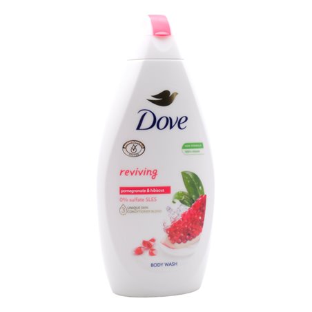 30628 - Dove Body Wash, Pomegranate/Hibiscus - 450ml - Case Of 12 - BOX: 12