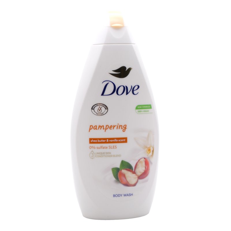 30629 - Dove Body Wash, Shea Butter/Vanilla - 450ml - Case Of 12 - BOX: 12