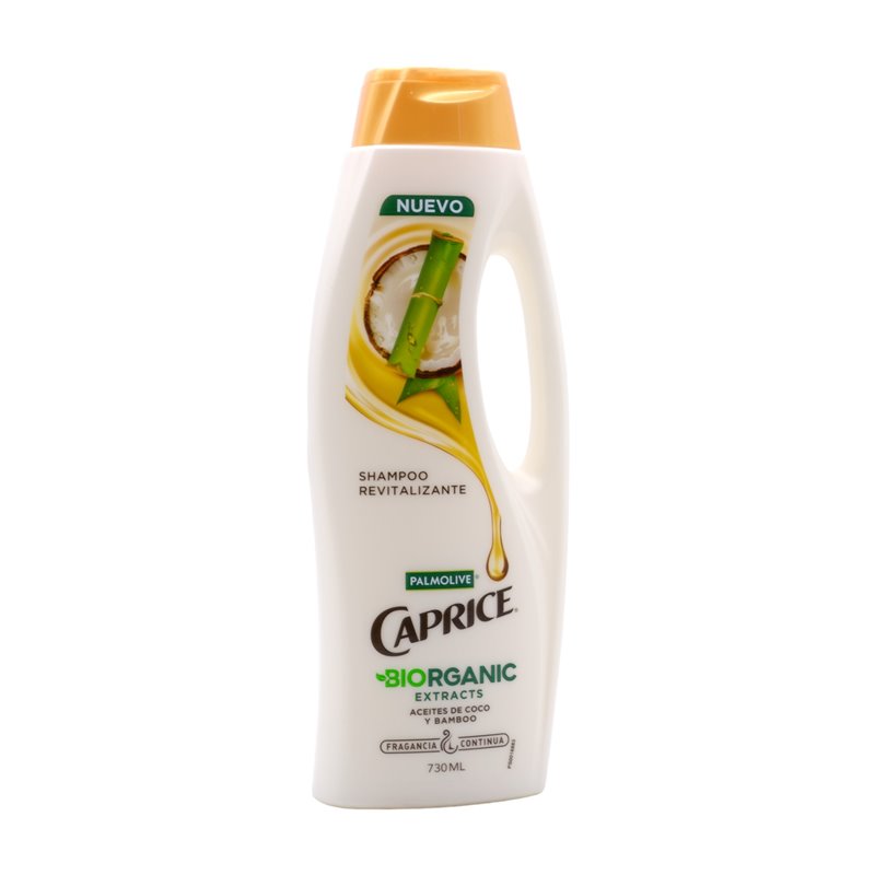 30648 - Caprice Shampoo Revitalizante. Biorganic (Aceite de Coco/Bamboo) - 730ml. (Case Of 12) - BOX: 12 Pkg