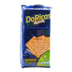 30666 - DoRicas Semi Sweet Crackers 9pk 12/7.3 oz - BOX: 