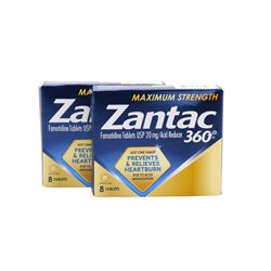 30694 - Zantac (360) Maximun Strength 8 Tablets. (Prvent & Relieve Heart Burn) - BOX: 24