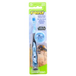 30696 - Firefly. Kids' Toothbrush Soft Star Wars 3+ (R2-D2). Oral Travel Kit. - BOX: 8 Pkg Of 6