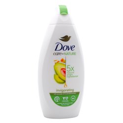 30697 - Dove Body Wash, Invigorating Care By Nature, Avocado - 400ml - BOX: 12