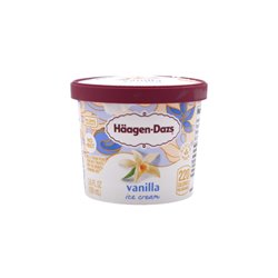 30872 - Haagen Dazs Ice Cream Vanilla Mini Cups, 3.6oz 12 Count - BOX: 12 Units
